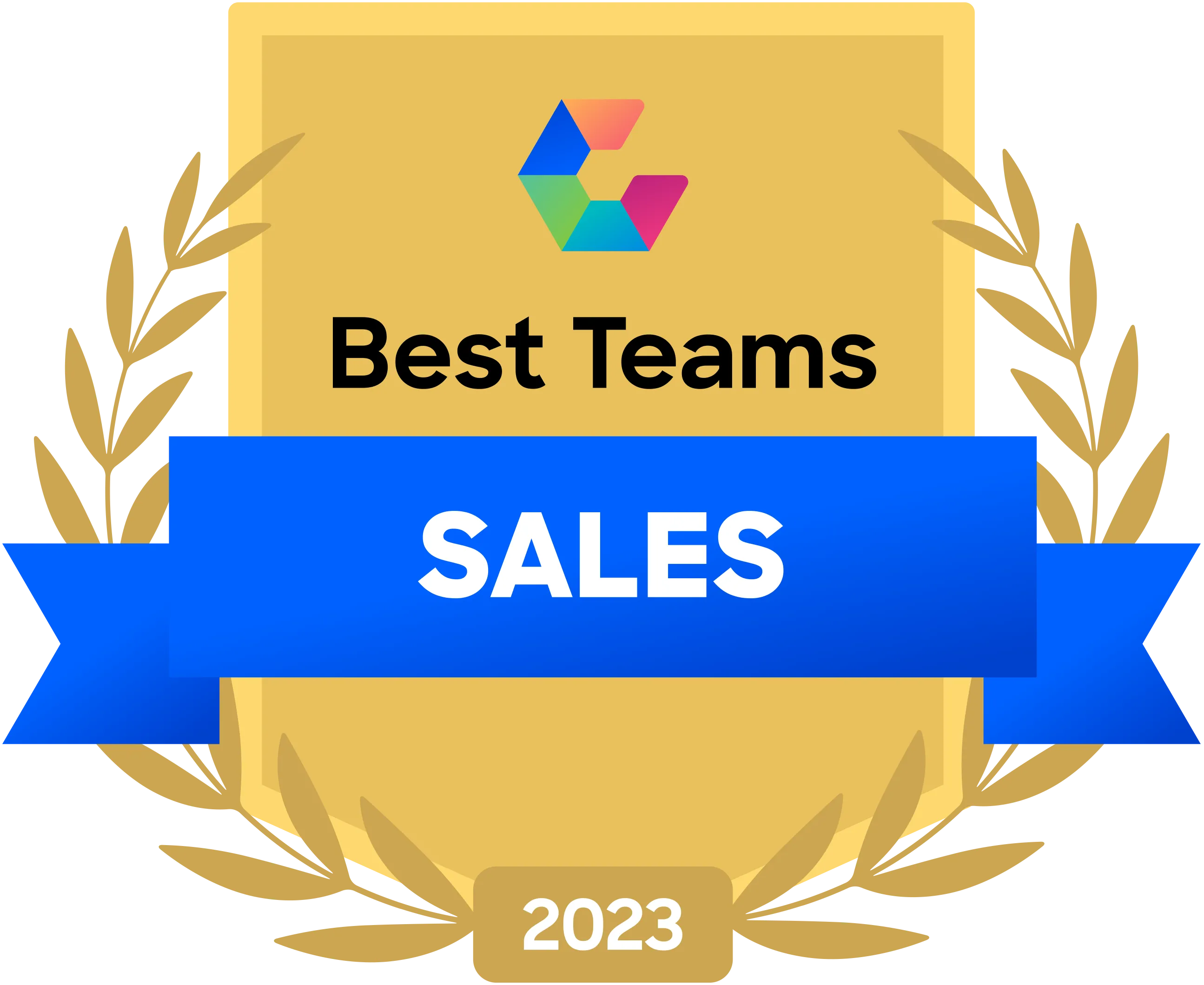 2023 Best Team Sales Comparably badge