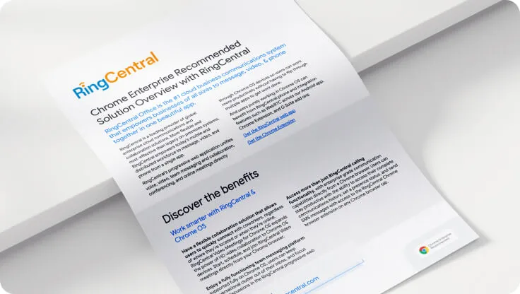 Solutions overview: RingEX for Chrome OS