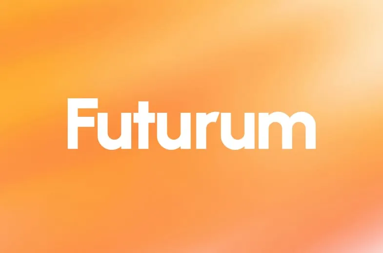 The word "Futurum" in white text on an orange gradient background.