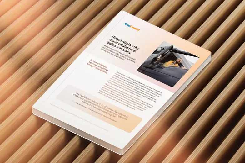 RingCentral Brief: RingCentral for the transportation and logistics industry